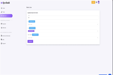 Funzionalità del cloaker