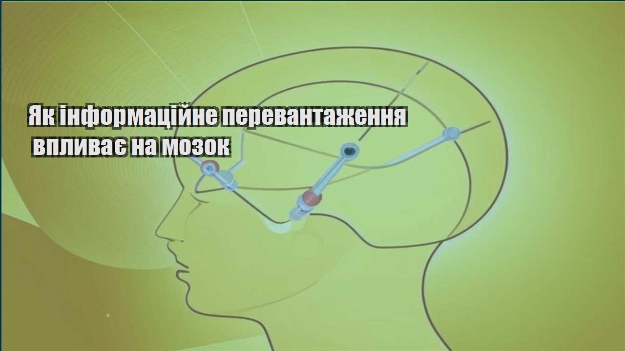 yak informaczijne perevantazhennya vplyvaye na mozok